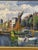 19th Century Oil on Canvas "City Canal" For Sale In Nashville - Image 6 of 7