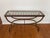 Metal Bombay Company Cricket Console Table 1990s Vintage Hollywood Regency Bronze and Glass For Sale - Image 7 of 9