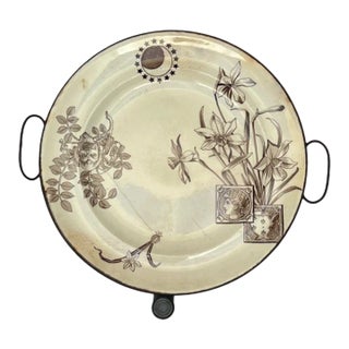 19th Century Antique Hot Water Warming Dish Aesthetic Movement For Sale