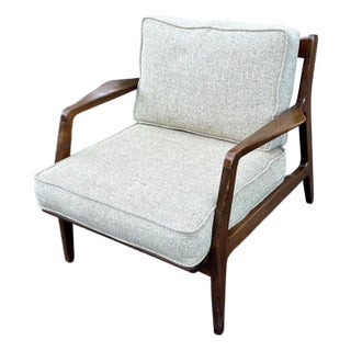 Vintage Mid-Century Modern Lawrence Peabody Lounge Chair for Selig For Sale