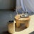 Beige Coffee Table in Natural Mango Wood, 1980s For Sale - Image 8 of 18