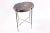 Living Edge Petrified Wood Top W Iron Stand Accent Table or Side Table 48 For Sale - Image 4 of 5