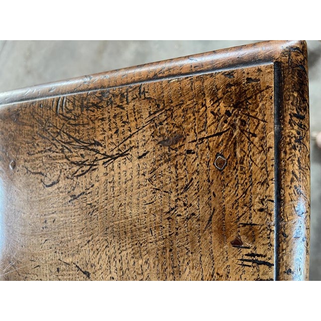 Wood 19th Century Jacobean English Oak Joint Stool For Sale - Image 7 of 12