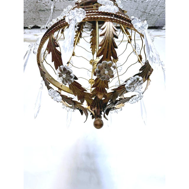 Antique 19th-Century French Bird-Cage Empire Chandelier. For Sale In New York - Image 6 of 10