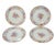 Ceramic Set of 4 Rosenthal Selb Bavaria "The Dresden" Painted Floral Dessert Plates For Sale - Image 7 of 7