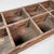 Brown Antique Japanese Display Tray with Compartments, 1910s For Sale - Image 8 of 16