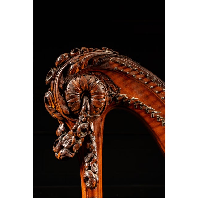 Late 18th Century Cousineau Workshop French Pedal Harp For Sale - Image 4 of 9