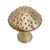 Contemporary Golden Metal Lumpy Bumpy Mushroom Statue For Sale - Image 3 of 7