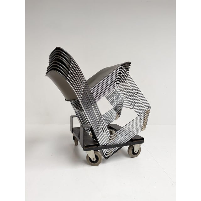 1970s Dark Green Stackable Chair by David Rowland for Howe, 1970s For Sale - Image 5 of 18