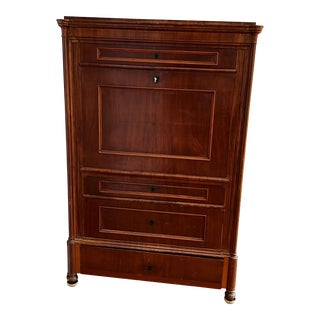 Mid 19th Century Biedermeier Style Folding Secretary For Sale