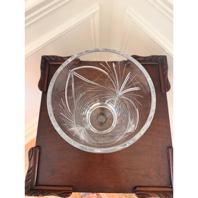 Durand Vintage j.g. Durand French 24% Lead Crystal Starburst Vase – 10” X 6” For Sale - Image 4 of 8