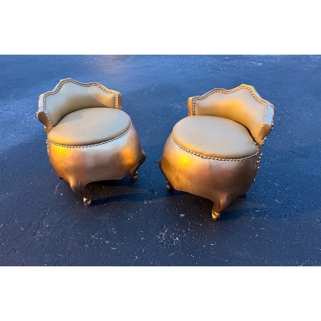 Vintage Artisan Made Folklore Skull Chairs - A Pair For Sale - Image 9 of 11