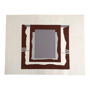 Barbara Beck Mid-Century Modern Screen Print on Paper - Unframed