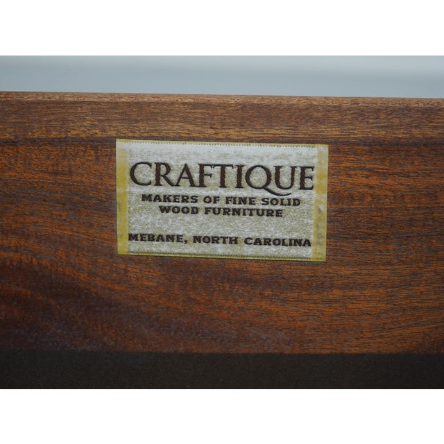 Craftique Mahogany Inlaid Bowfront Sideboard For Sale - Image 18 of 18