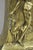 Early 20th Century Antique Art Nouveau Chinese Gilt Bronze Nude Female Sculpture Statue 16" Vase For Sale - Image 5 of 17