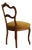 Louis-Philippe Style Chair in Yellow Velvet, 1900 For Sale