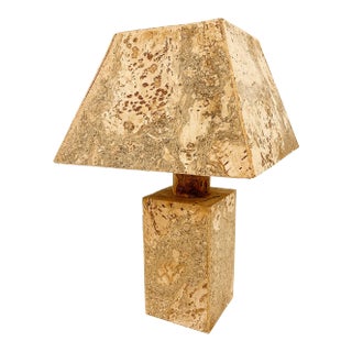 German Cork Table Lamp in the Style of Ingo Maurer, 1960s For Sale