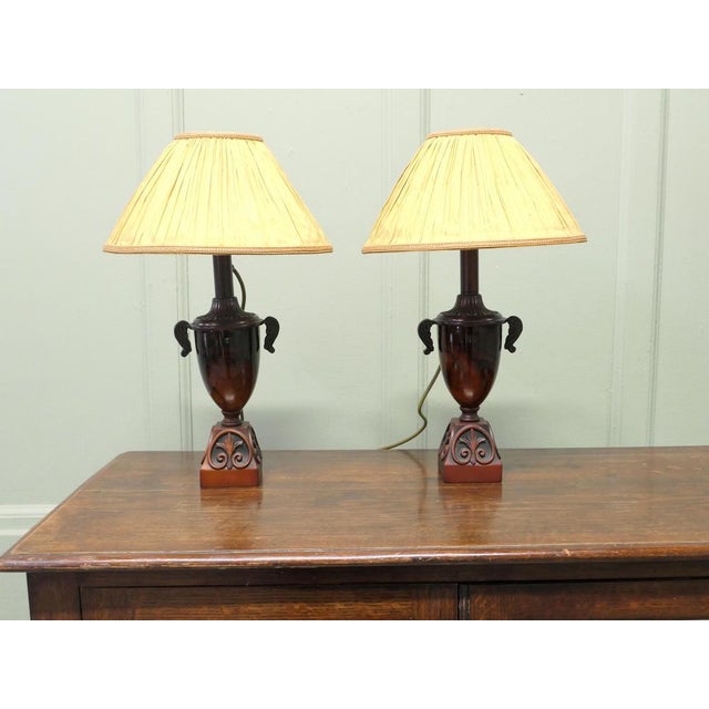 Vintage Glass Table Lamps, 1970, Set of 2 For Sale - Image 3 of 6