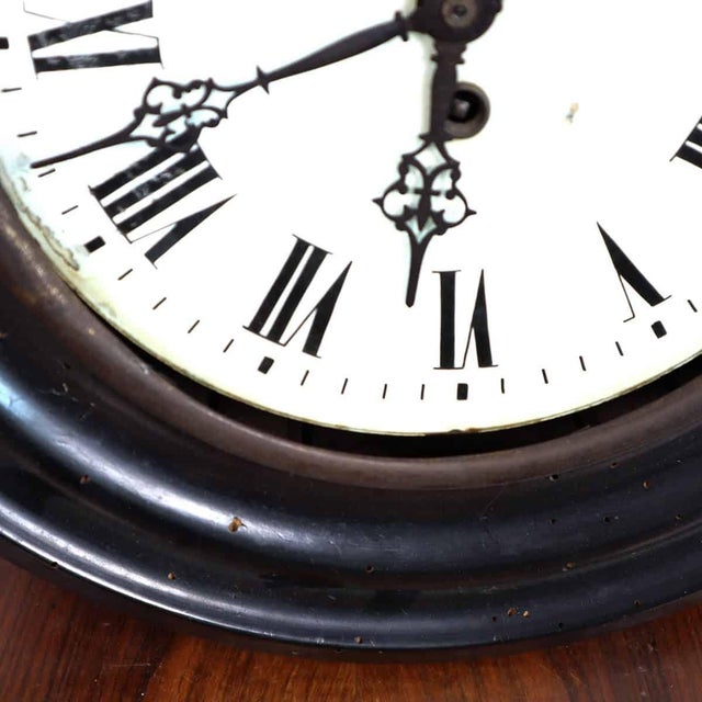 Vintage Wall Clock For Sale - Image 4 of 12