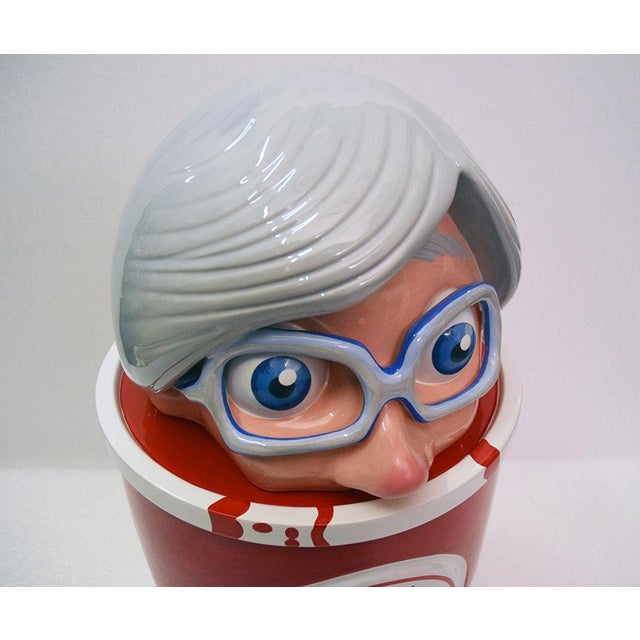 Large Andy Warhol Ceramic Figure by Massimo Giacon for Superego, 2000s For Sale - Image 6 of 10