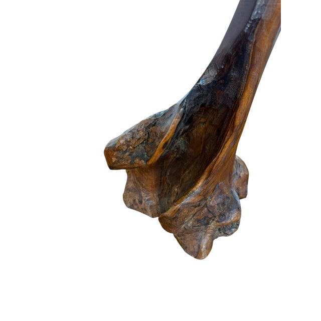 1960s Mid-Century Modern Drift Wood Table Lamps 30” - Set of 2 For Sale - Image 9 of 11
