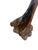1960s Mid-Century Modern Drift Wood Table Lamps 30” - Set of 2 For Sale - Image 9 of 11