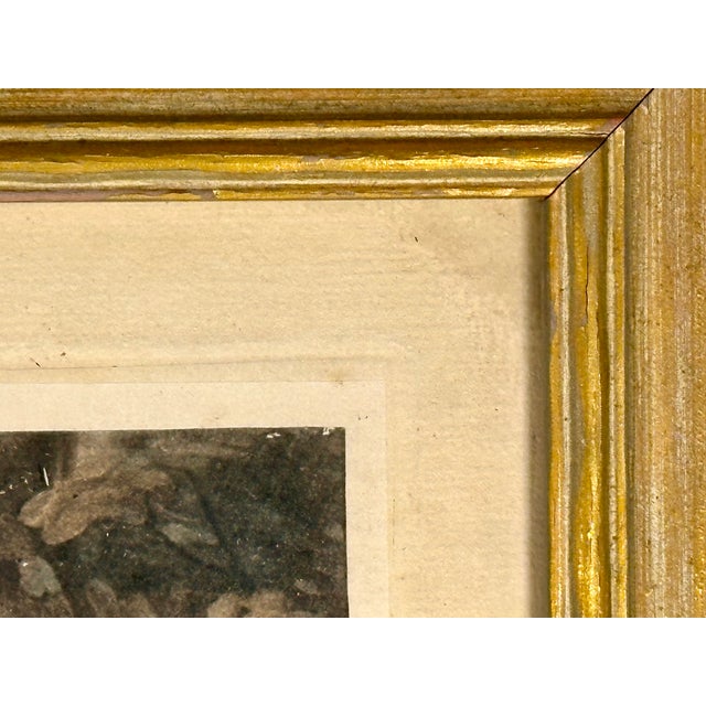 Antique Framed Mezzotint Lady Elizabeth Herbert & Son For Sale - Image 11 of 17