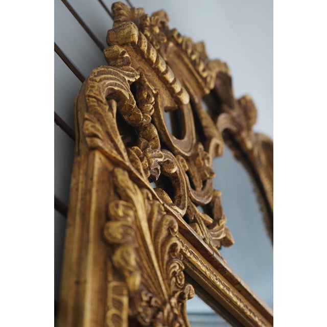 Friedman Brothers Friedman Brothers French Baroque Gold Frame Mirror For Sale - Image 4 of 10