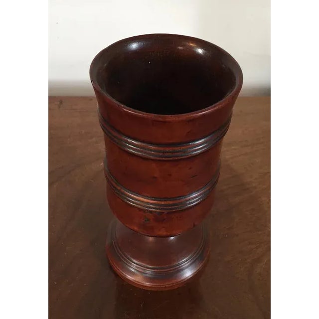Early 19th Century English George III Wood Goblet Vase For Sale - Image 4 of 11