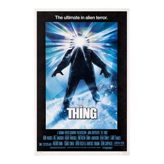 Vintage Horror John Carpenter's the Thing Original One Sheet Movie Poster For Sale