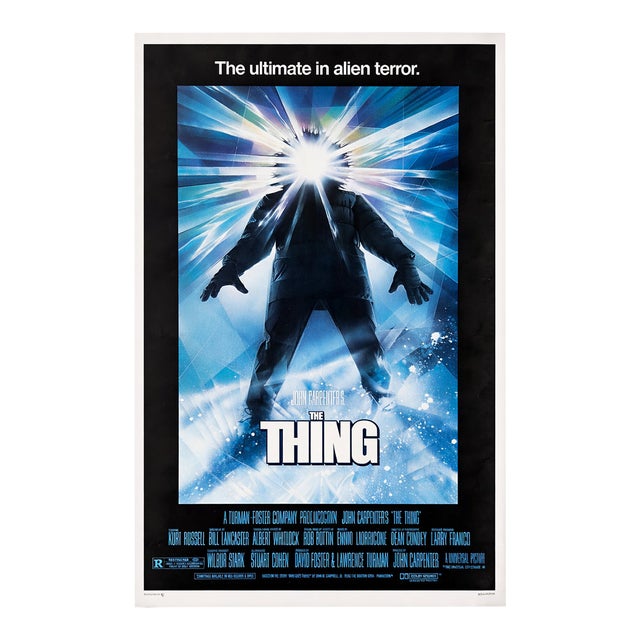 Vintage Horror John Carpenter's the Thing Original One Sheet Movie Poster For Sale