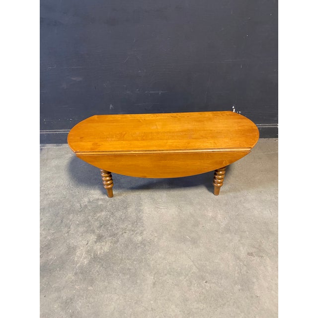 1960s Vintage Conant Ball Coffee Table with Drop Leaf Sides Chairish