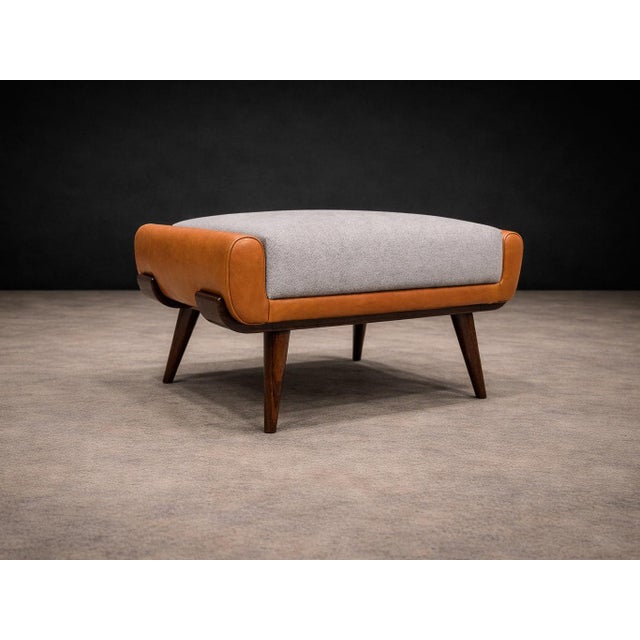 Jorge Zalszupin Bergère Lounge Chair and Ottoman in Rosewood by Jorge Zalszupin for L’Atelier, Brazil, 1950s - Lot 737A For Sale - Image 4 of 13