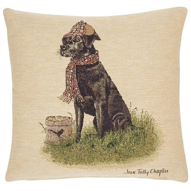 This beautiful tapestry cushion is finely woven by skilled weavers on traditional Jacquard Tapestry looms. The tapestry...