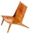 Swedish Hunting Chair by Uno & Östen Kristiansson for Luxus, 1950s For Sale