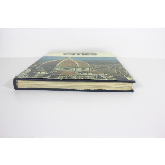 1978 Famous Italian Cities Florence Rome Venice Hard Cover Coffee Table Book Italian Travel With Dust Jacket Dark Blue Gold For Sale - Image 6 of 13