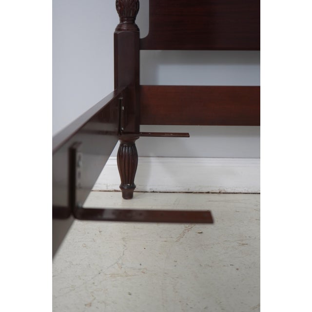 Councill Craftsmen Mahogany Queen Size Poster Bed For Sale - Image 10 of 16