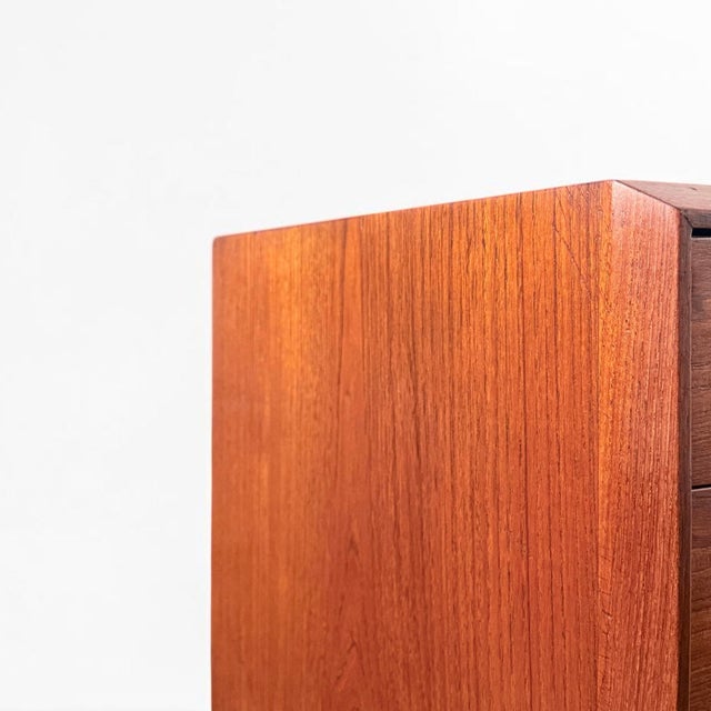 Vintage Teak Chest of Drawers by Ib Kofod-Larsen for Säffle, 1959 For Sale - Image 9 of 18