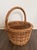 Vintage French Wicker Market Basket For Sale - Image 9 of 13
