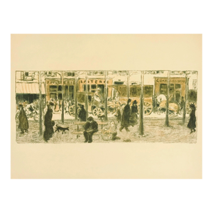 Bonnard Lithograph 117 Le Boulevard 1952
