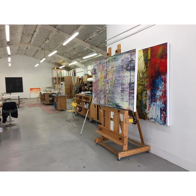 Abstract n°343 5 7 2017 oil on canvas 50 x 40 in / 130 x 100 cm signed on reverse harry james moody (ger) born in 1952...