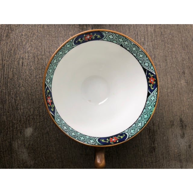 Crown Staffordshire Mid 20th Century Crown Staffordshire "Ye Old Willow" Cup and Saucer For Sale - Image 4 of 7