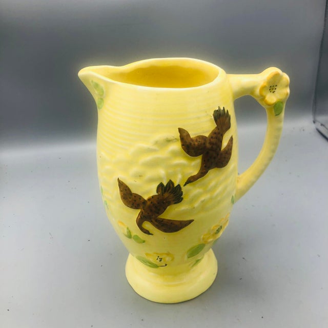 Ceramic Vintage Delcroft Pottery Pitcher For Sale - Image 7 of 7
