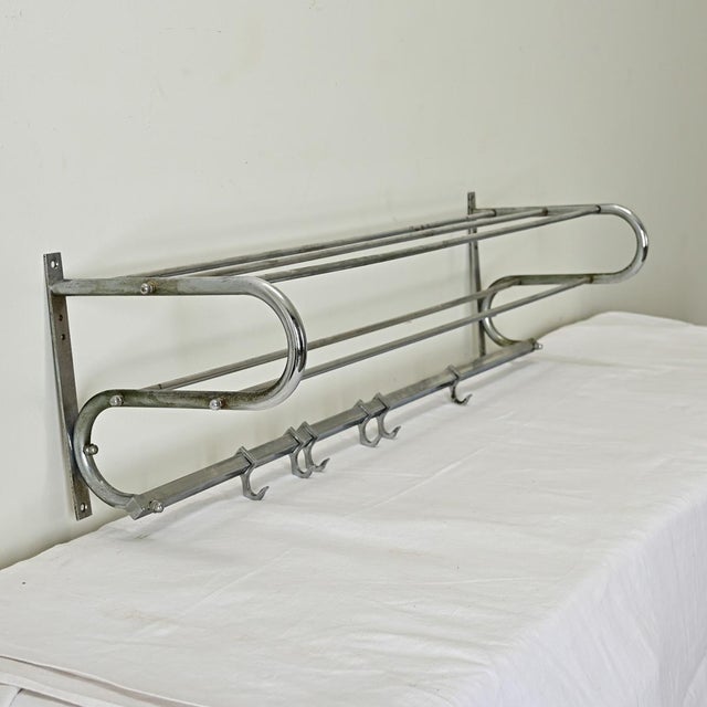 French Art Deco Hat & Coat Train Rack For Sale - Image 11 of 11
