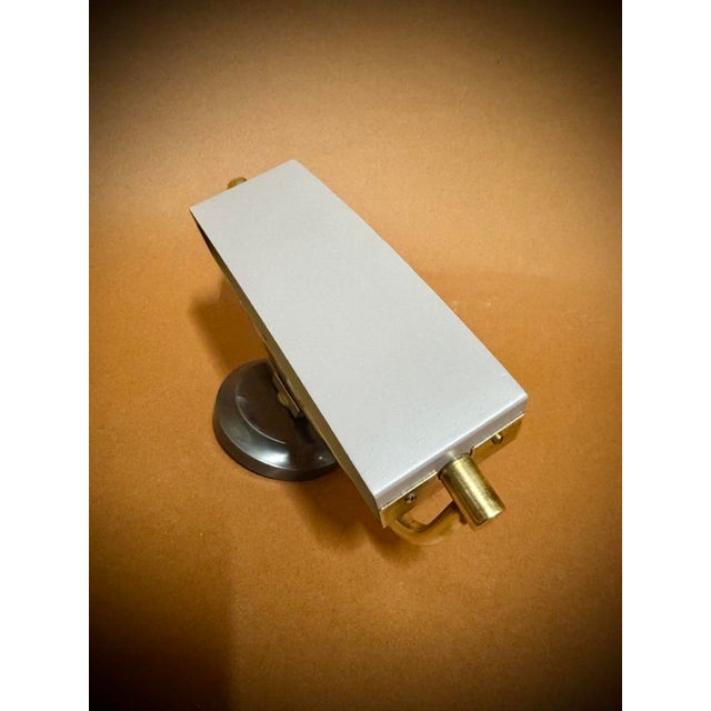 Mid-Century Modern Wall Lamp by Jacques Biny, 1950s For Sale - Image 3 of 10