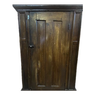 Late 19th Century Cabinet With Original Finish and Charming Patina. For Sale
