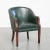 English Green Cowhide and Wooden Chair For Sale - Image 16 of 16