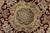 Black Tabriz Rug 10’2” X 14′ Black Wool/Silk Traditional Hand-Knotted Carpet For Sale - Image 8 of 15