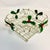 1980s Vintage Hollywood Regency Americana Boho Chic Napkin Holder With Holly Berry Motif, Christmas For Sale - Image 6 of 10
