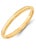 Arts & Crafts 18 Karat Yellow Gold Half Round Classic Wedding Band Solid Ring, Briony Raymond For Sale - Image 3 of 18